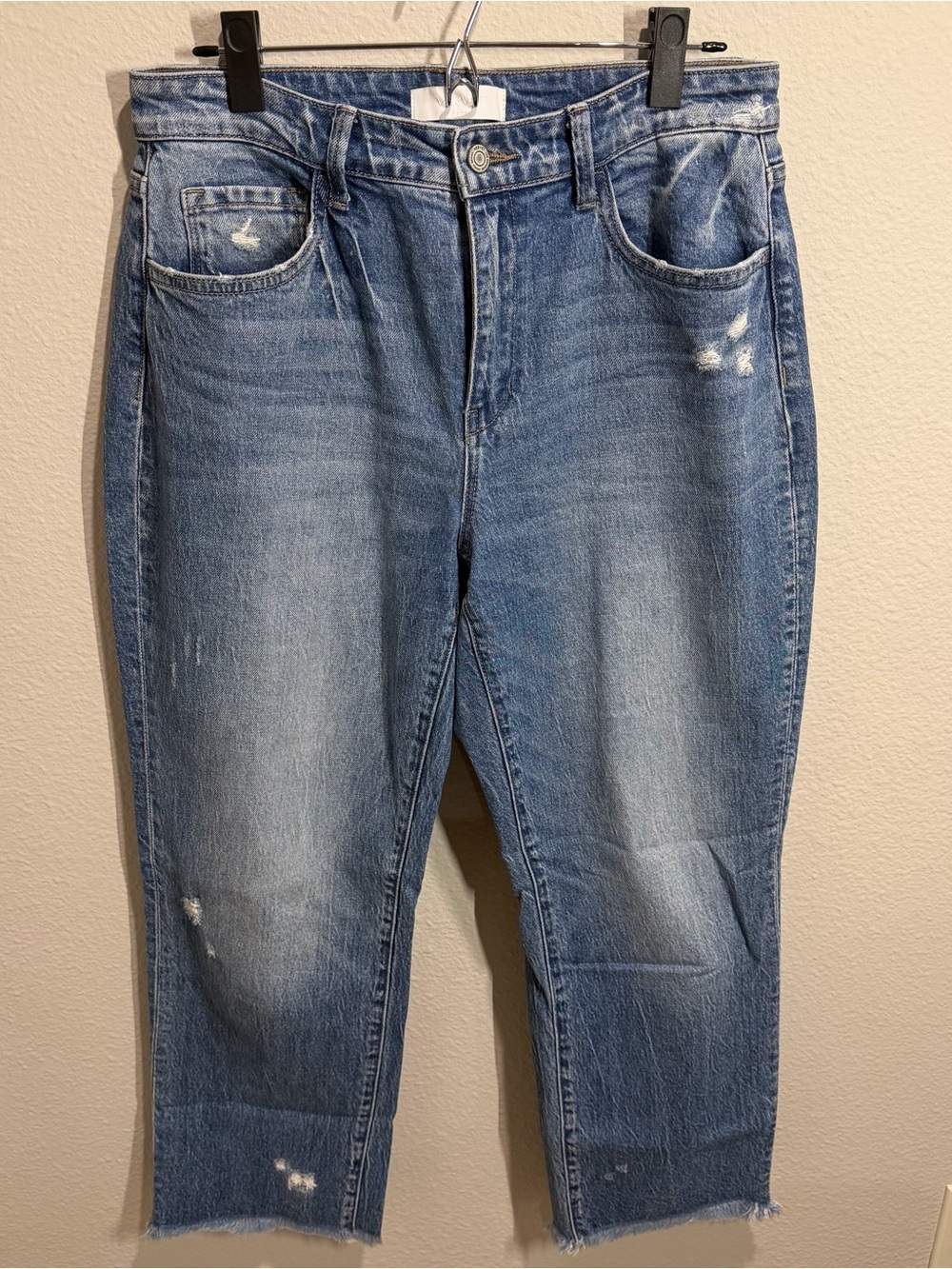 Vervet Straight leg Raw Hem Jeans 30